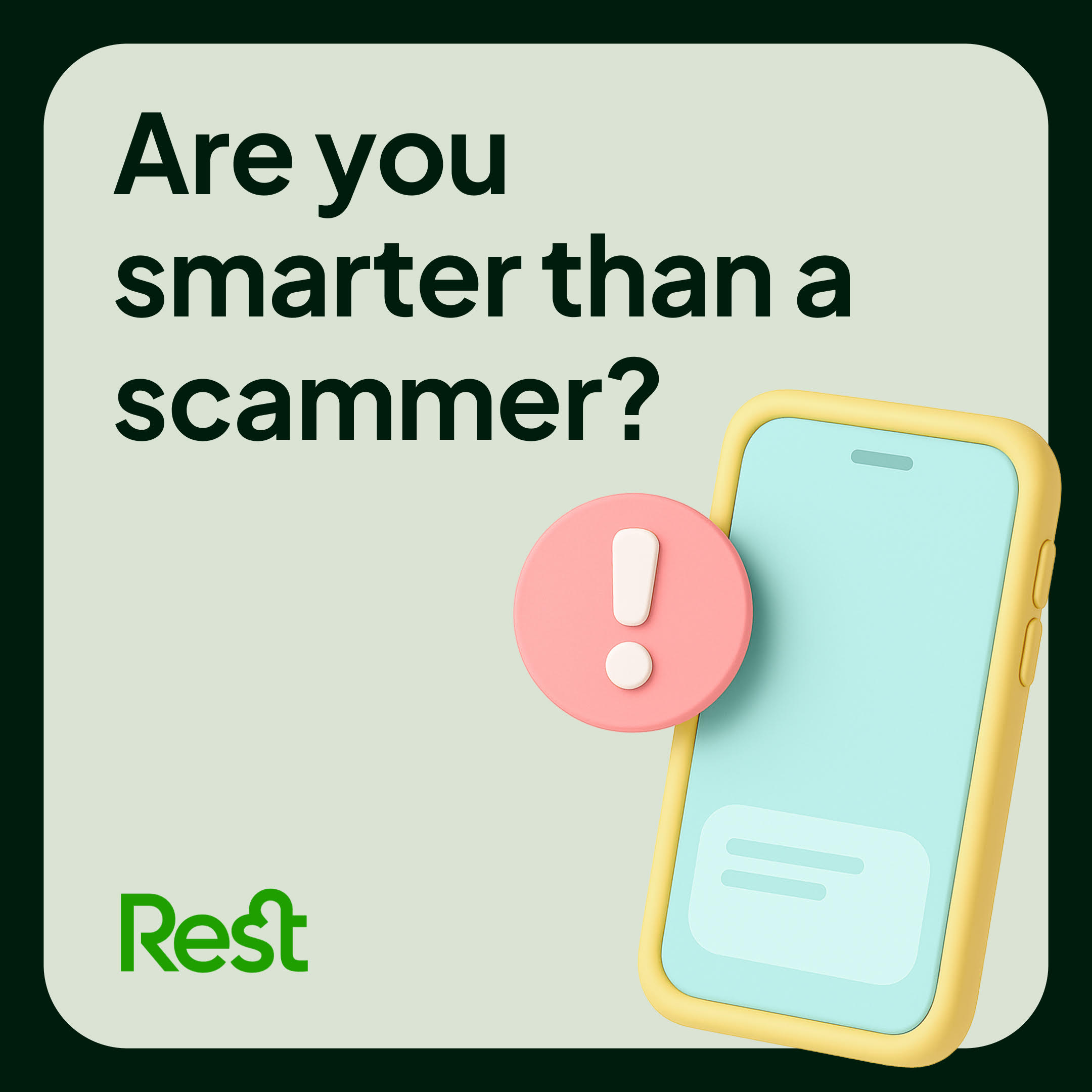 Are you smarter than a scammer?