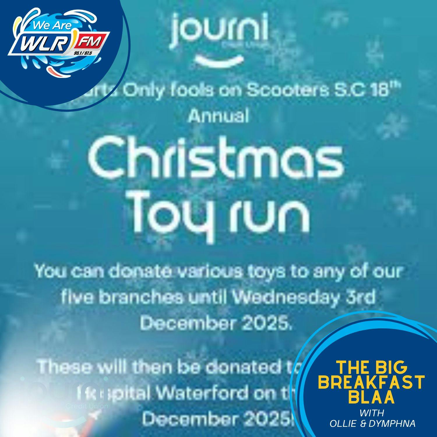 Journi Credit Union launches 2025 Toy Run for University Hospital Waterford episode artwork