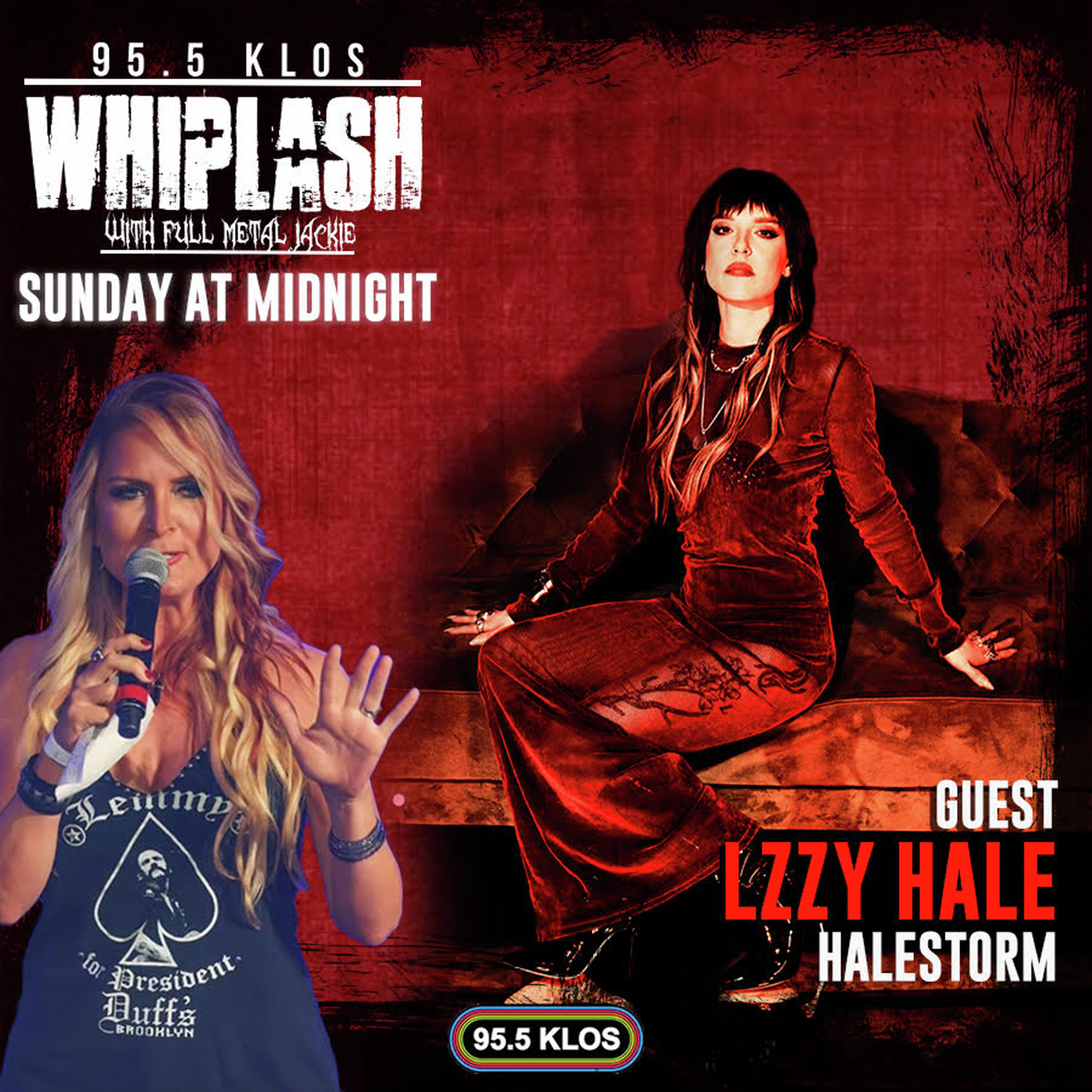 Lzzy Hale of Halestorm on Whiplash w/ Full Metal Jackie 5/10/26 episode artwork