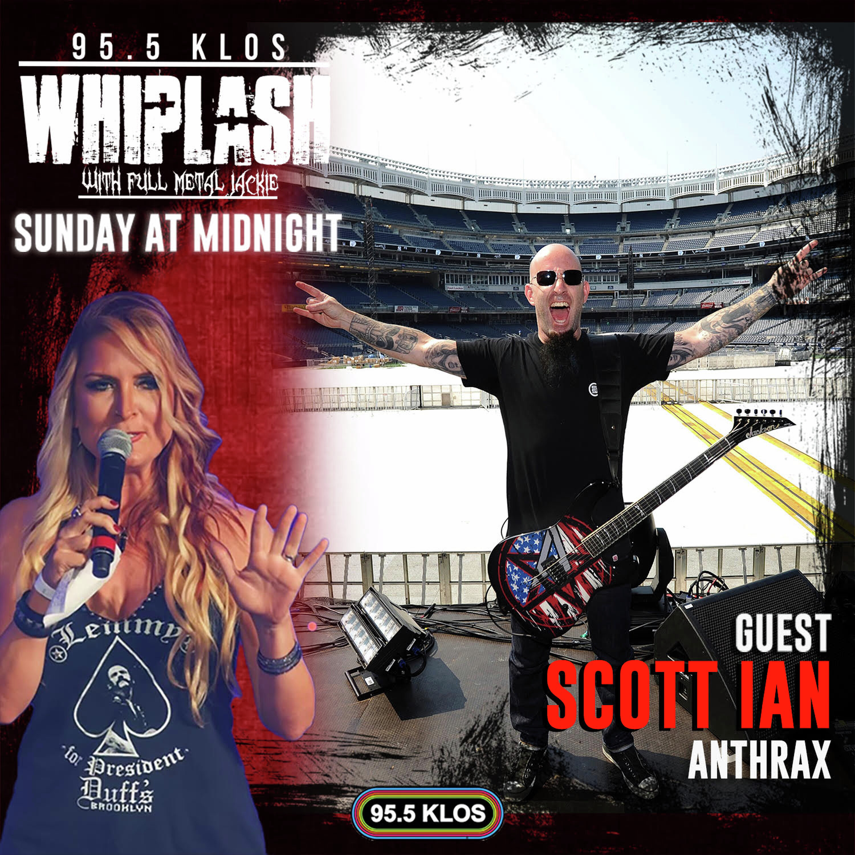 Scott Ian from Anthrax on Whiplash w/ Full Metal Jackie 6/7/26 episode artwork