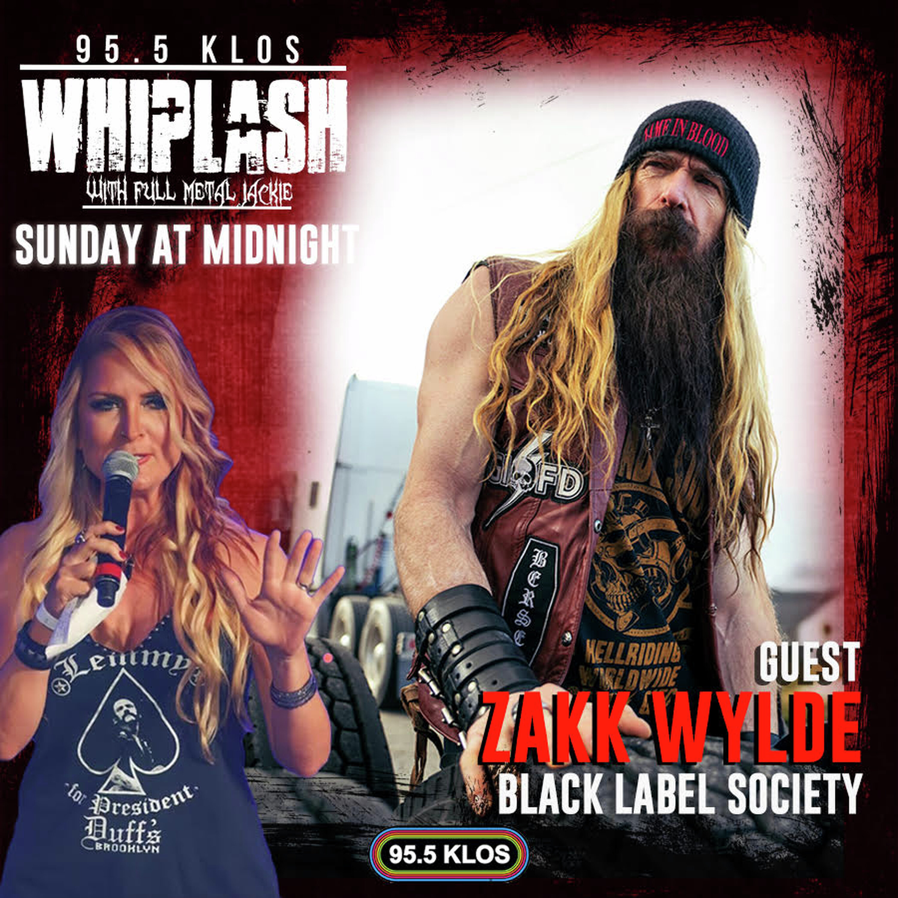 Zakk Wylde on Whiplash w/ Full Metal Jackie 3/29/26 episode artwork