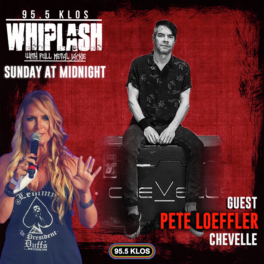 Pete Loeffler of Chevelle on Whiplash w/ Full Metal Jackie 9/28/25