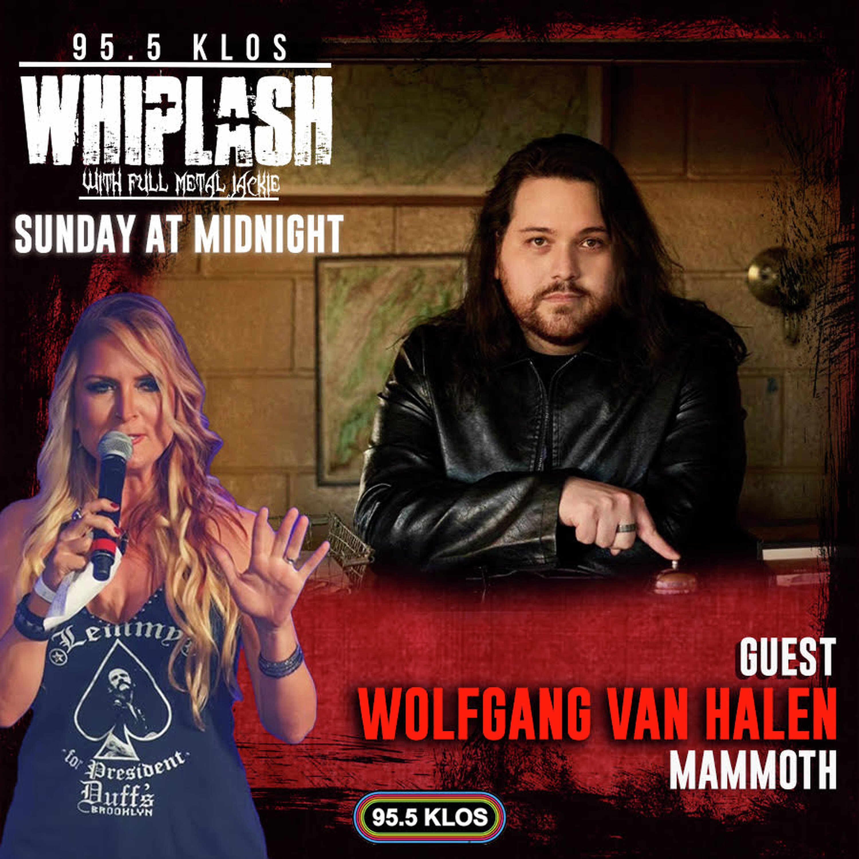 Wolf Van Halen on Whiplash w/ Full Metal Jackie 11/23/25 episode artwork