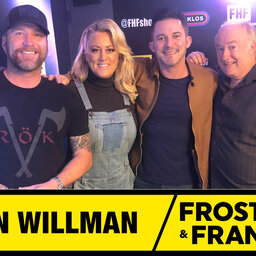Frosty, Heidi and Frank with guest Justin Willman