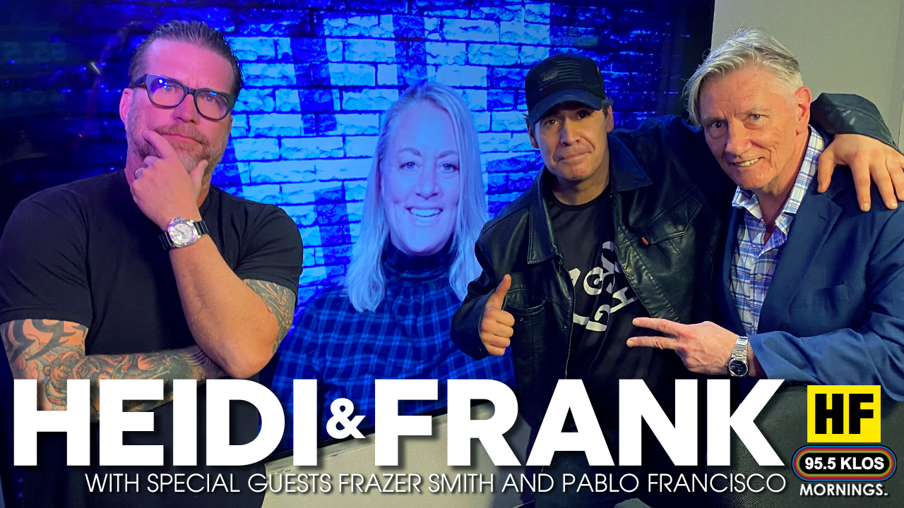 Heidi and Frank with guests Frazer Smith and Pablo Francisco