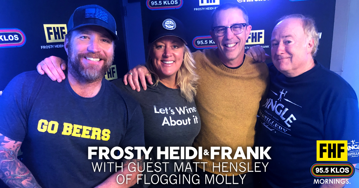 Frosty, Heidi and Frank with guest Matt Hensley