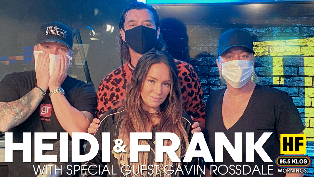 Heidi and Frank with guest Gavin Rossdale