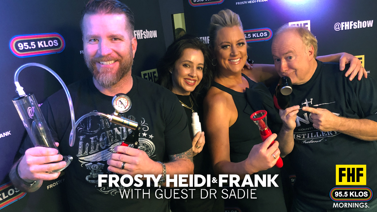 Frosty, Heidi and Frank with guest Dr Sadie