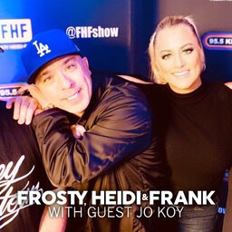 Frosty, Heidi and Frank with guest Jo Koy
