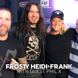 Frosty, Heidi and Frank with guest Phil X