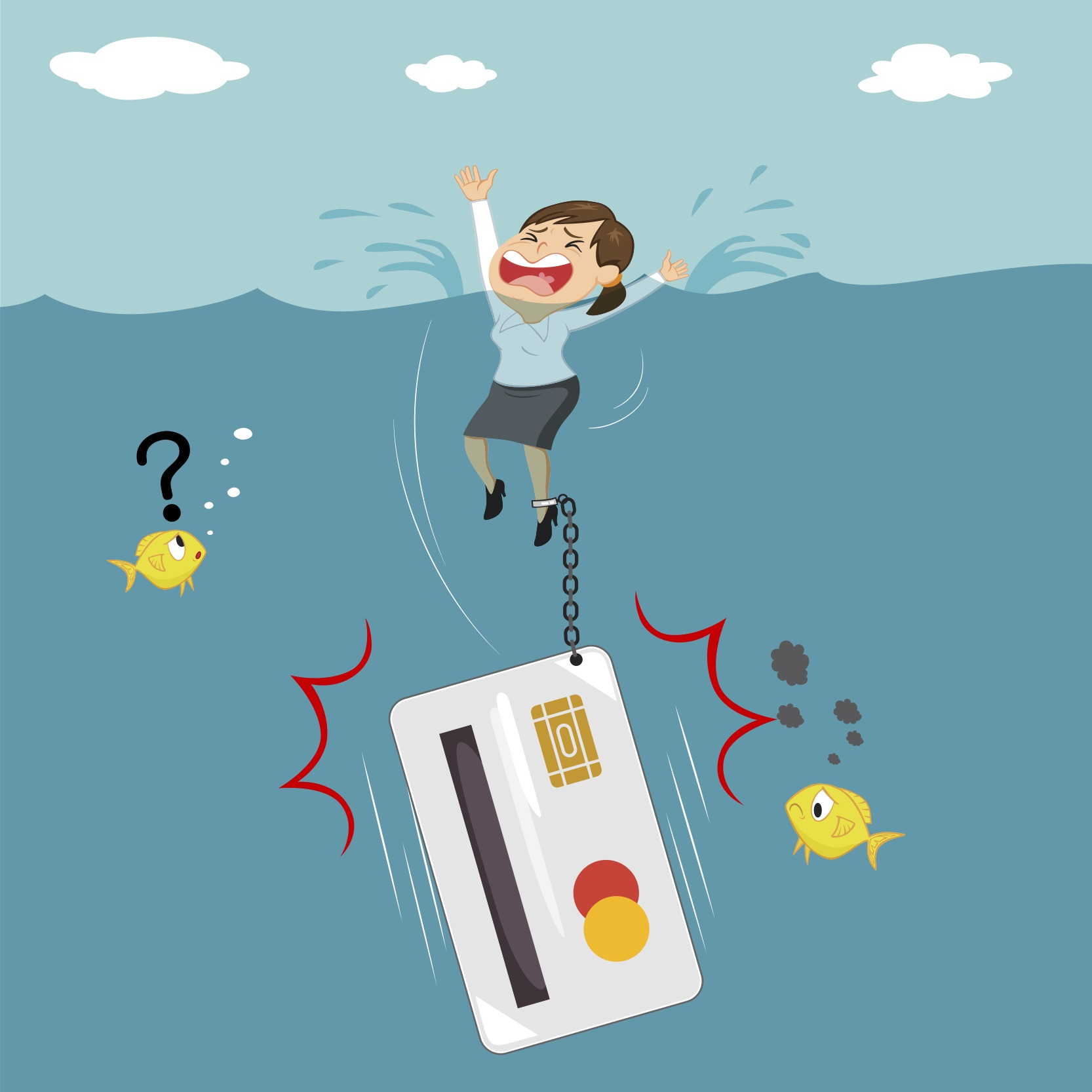 Drowning in data and debt