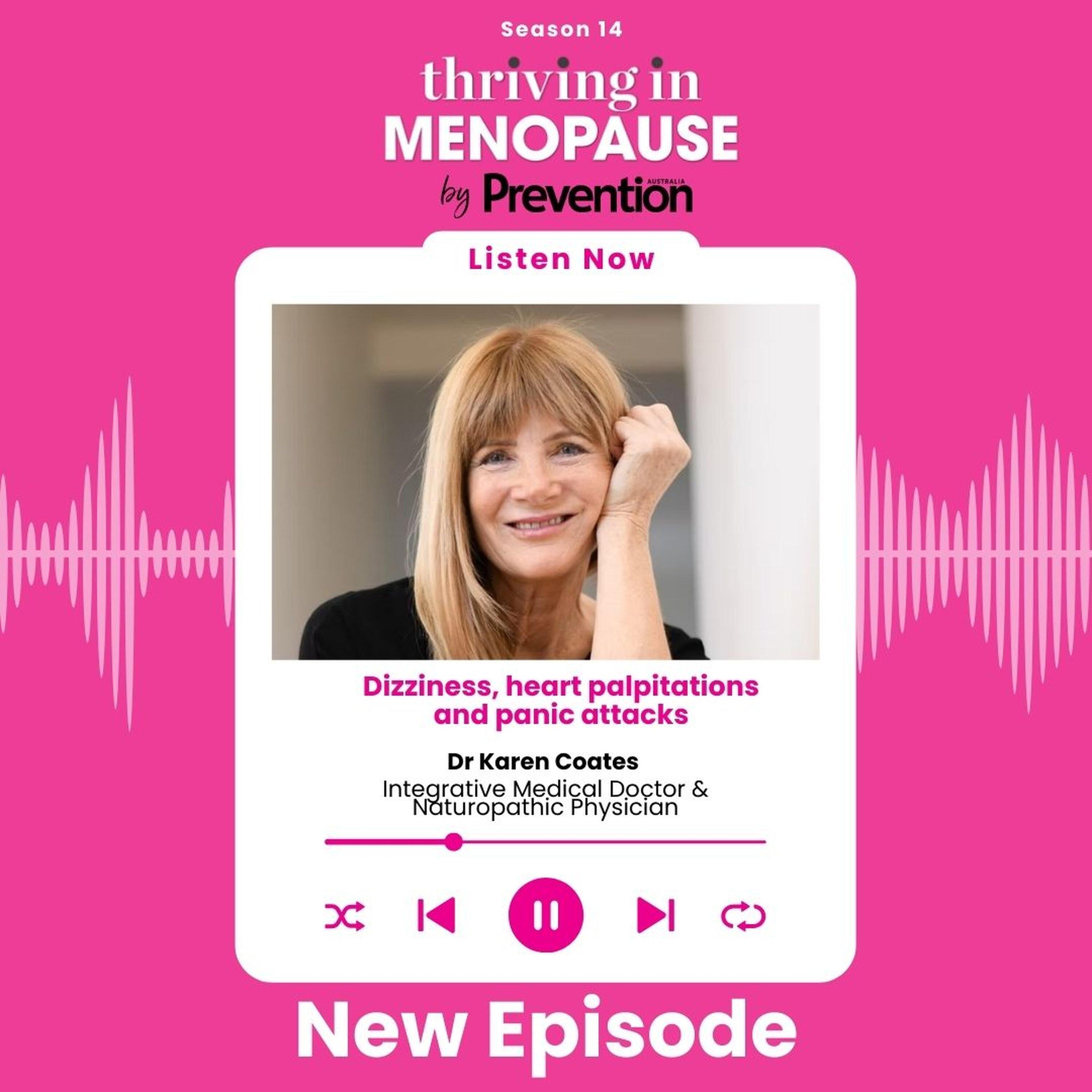 S14E1: S14 Dizziness, heart palpitations and panic attacks