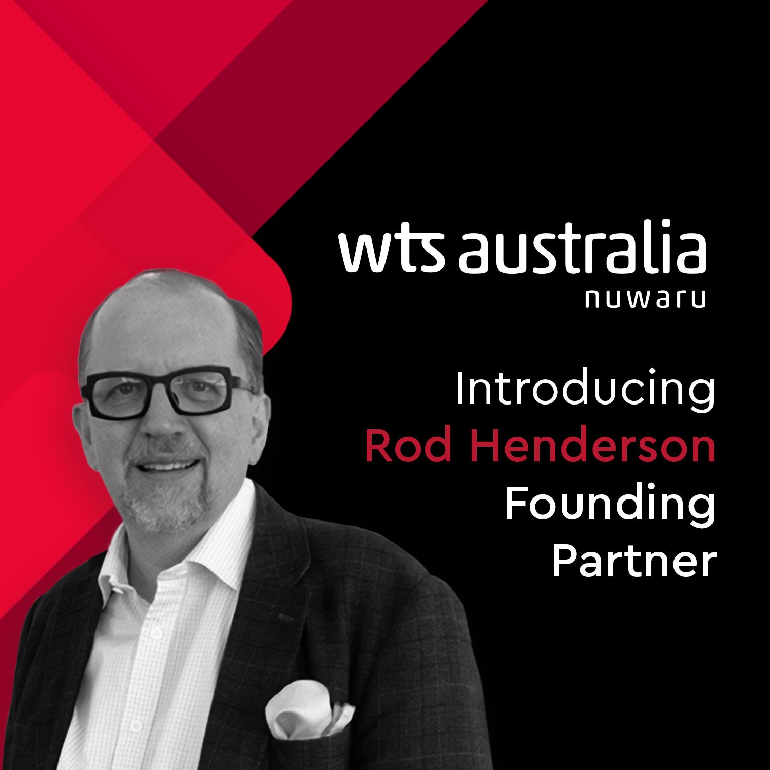 WTS Australia | Who are we: Rod Henderson, Founding Partner | Corporate and International Tax episode artwork