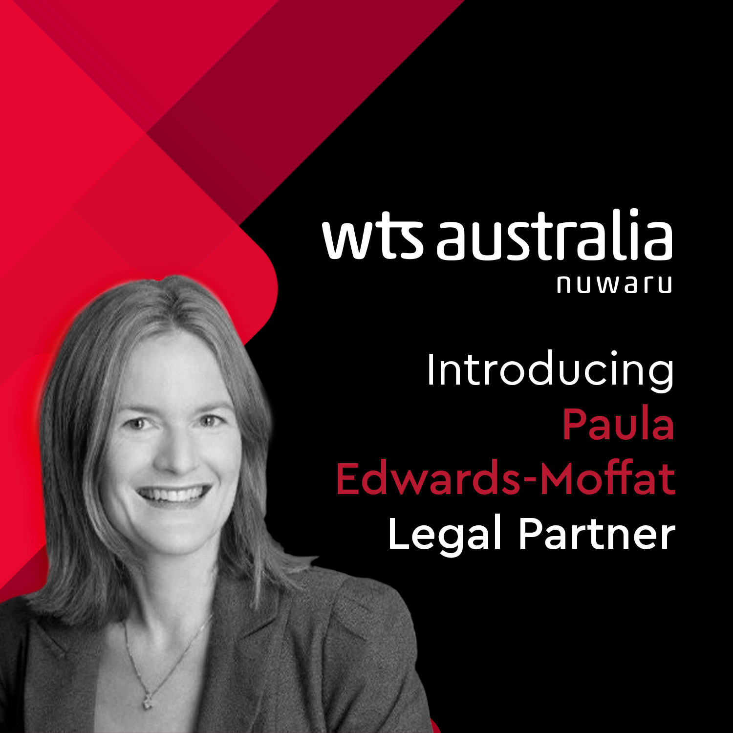 WTS Australia | Who are we: Paula Edwards-Moffat, Partner | Legal episode artwork