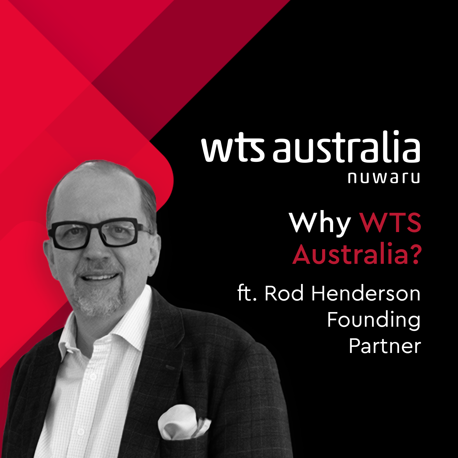 WTS Australia | Firm Pitch: Rod Henderson, Founding Partner | Corporate and International Tax episode artwork