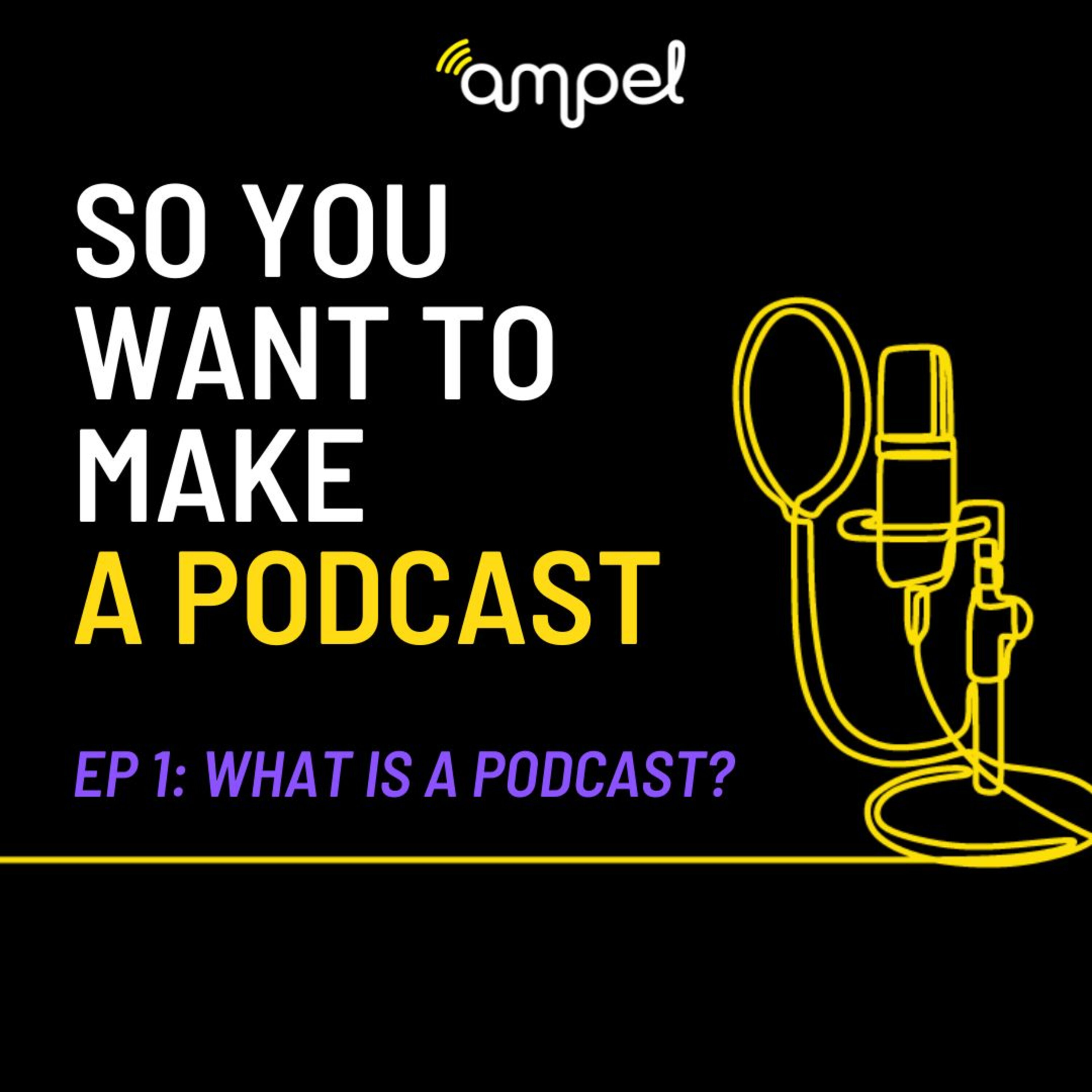 1. So You Want To Make A Podcast: What Is A Podcast episode artwork