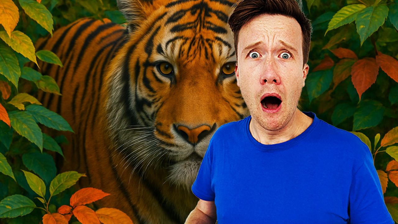 TIGER STRIPES: Their CRAZY Camouflage Trick 🐯🔍