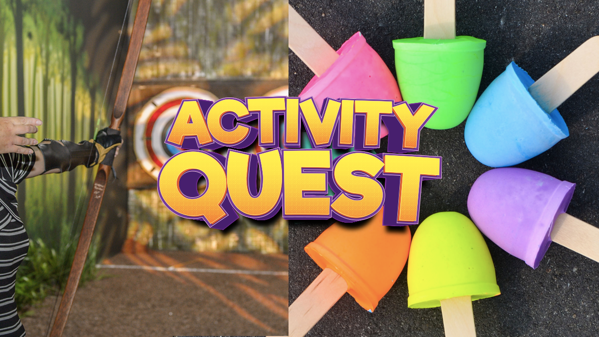 Bear Grylls and chalk lollies