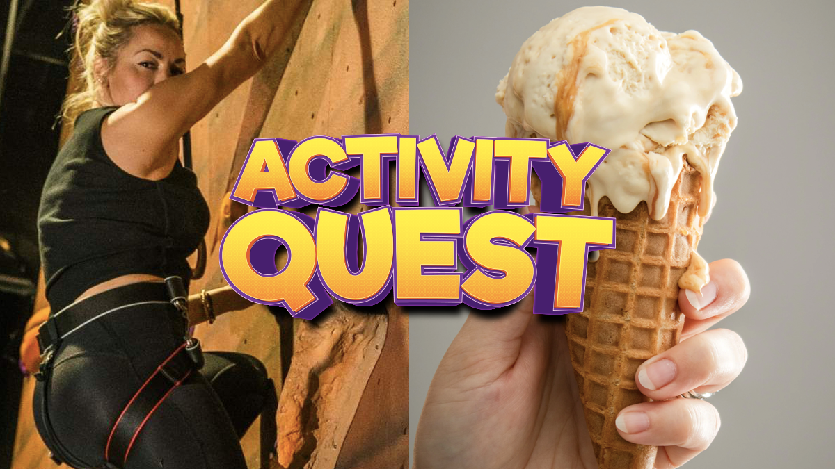 Miitopia, climbing walls, homemade ice-cream