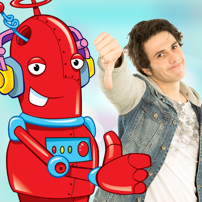 Robot starts Christmas EARLY!