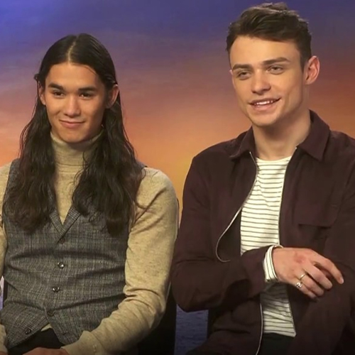 Booboo Stewart and Thomas Doherty on Descendants 2