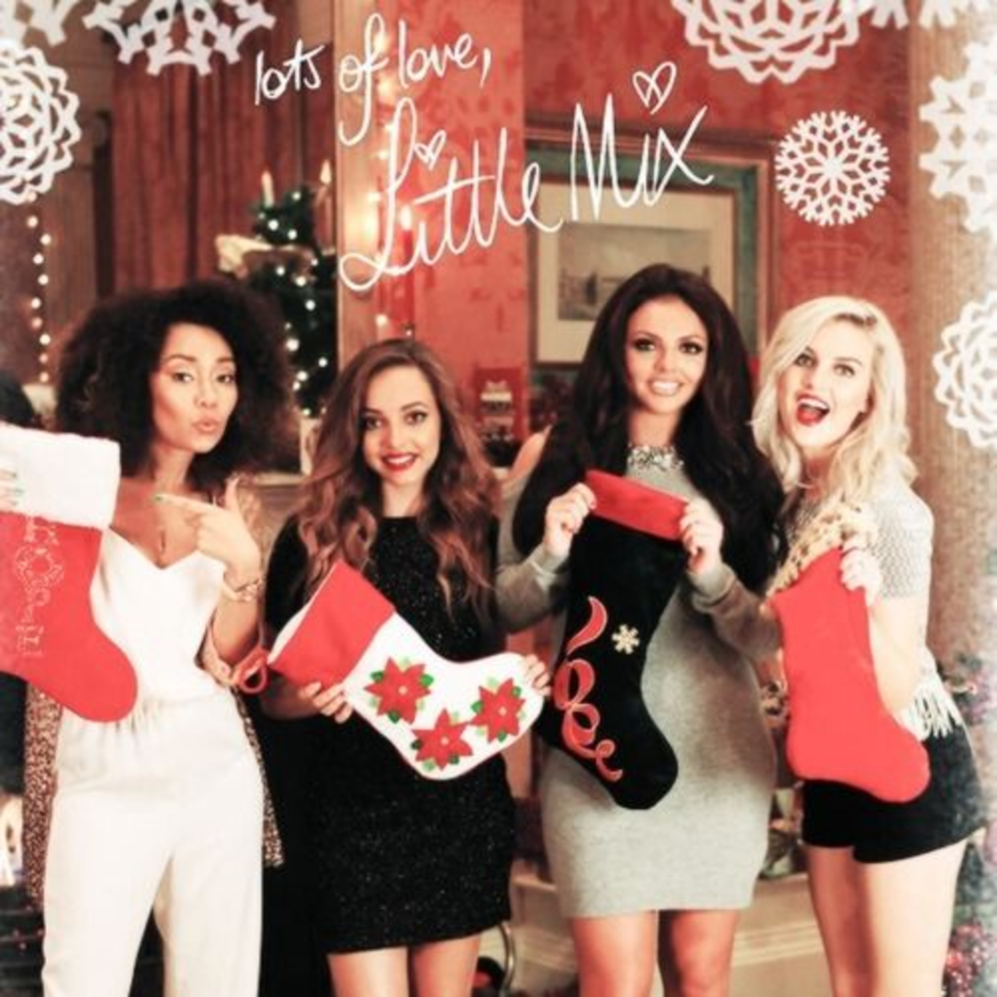 Little Mix and Santa Little Mix and Santa