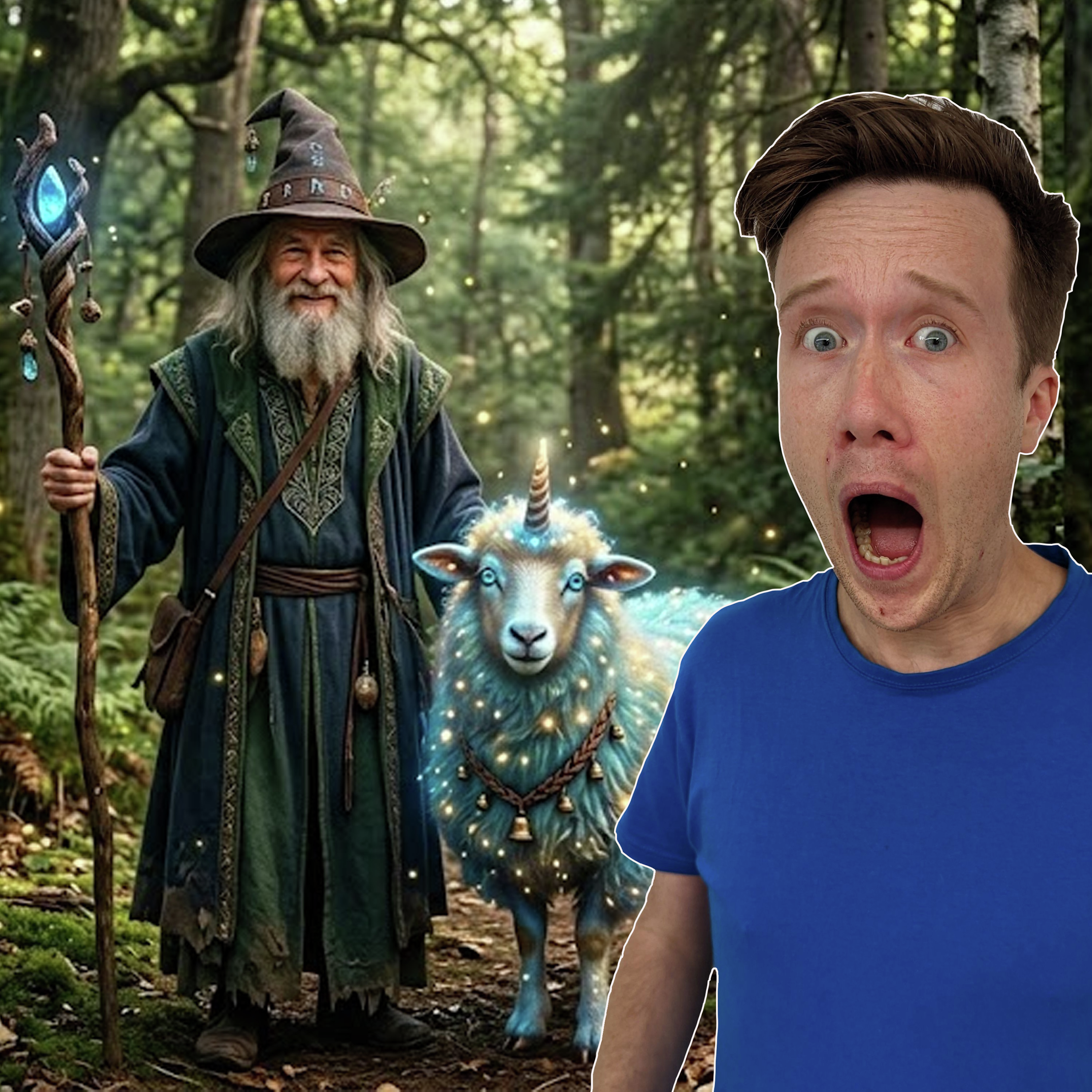 The Wizard and the Sheep who fell asleep