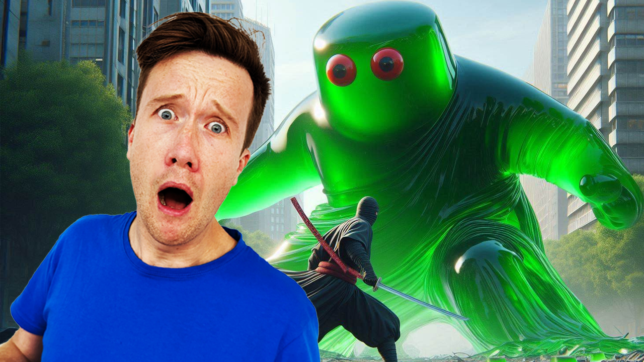 Ninja vs The Jelly Monster