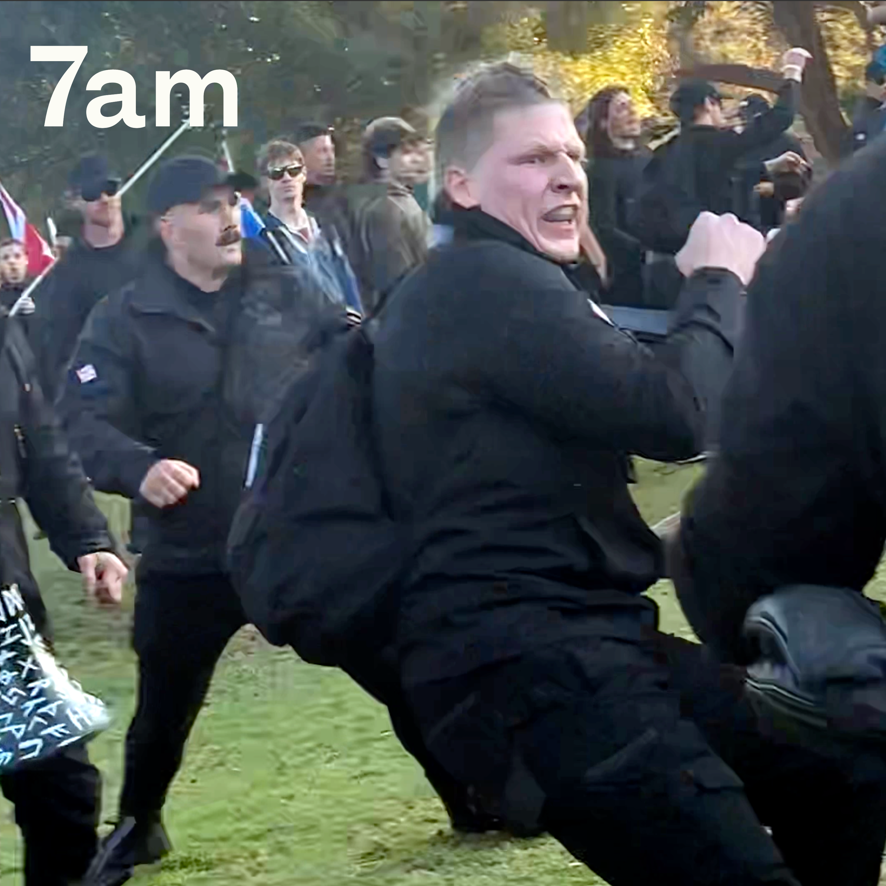 How a mainstream protest gave cover to neo-Nazi violence