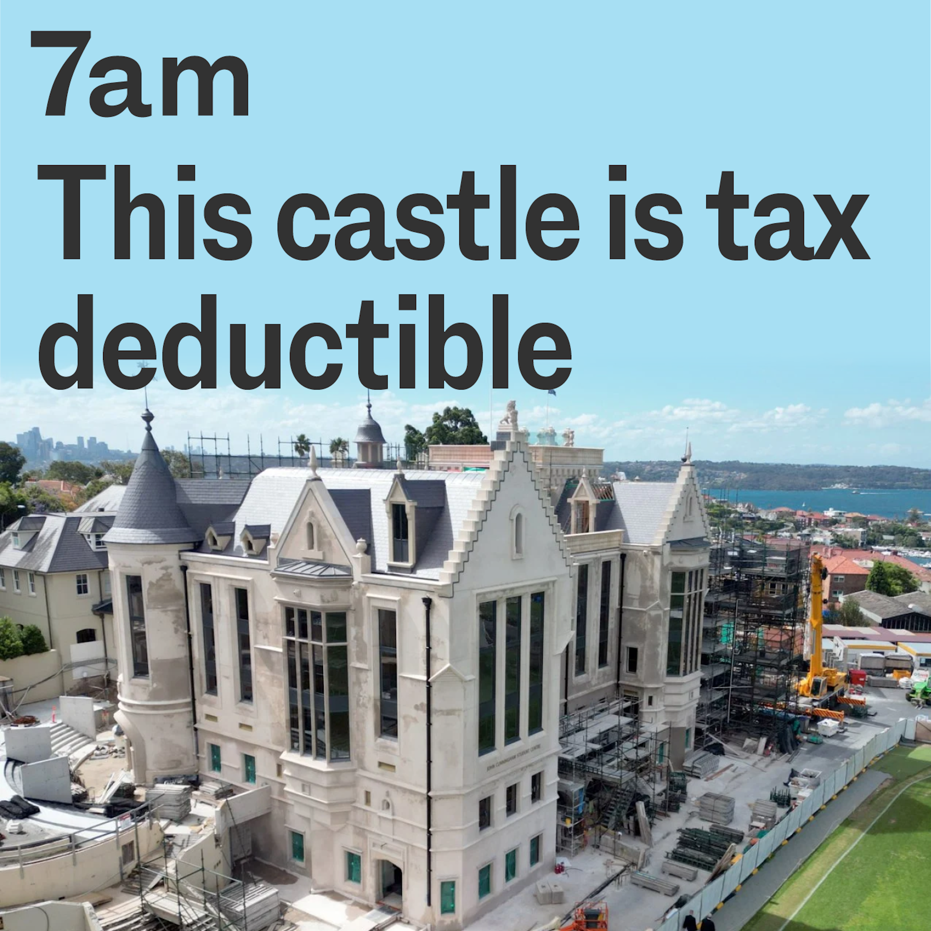 This castle is tax deductible