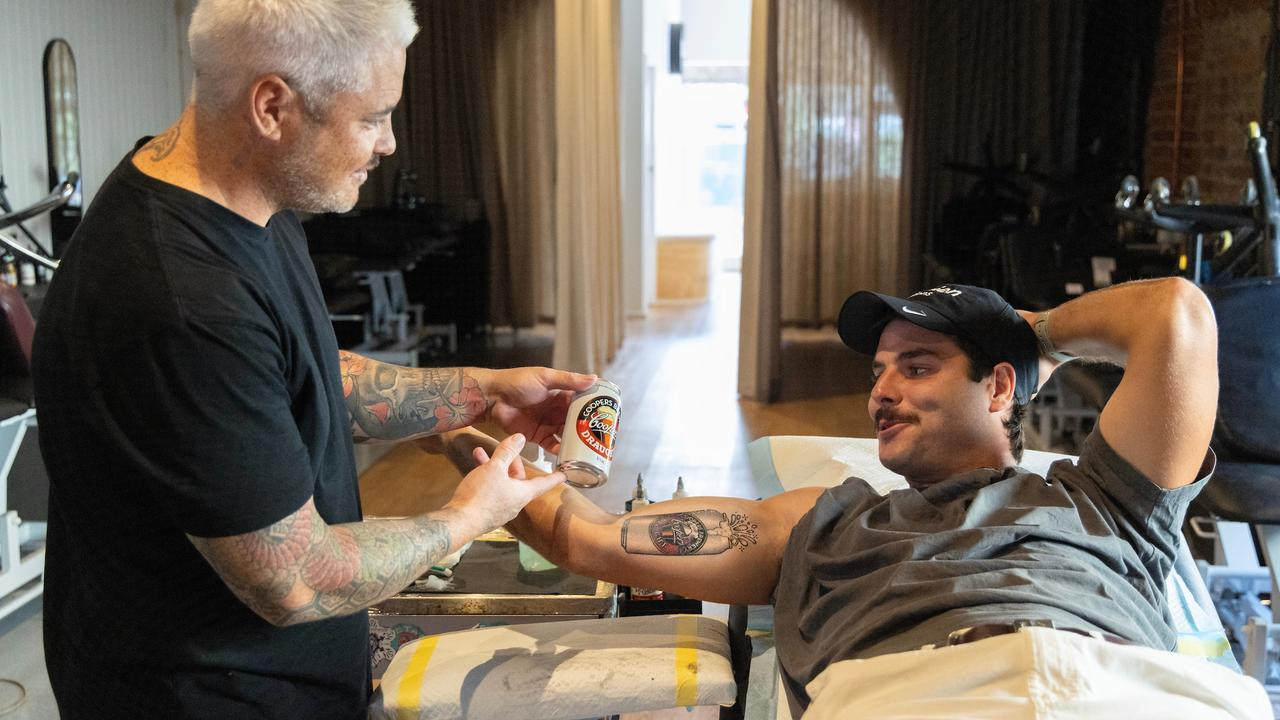 INTERVIEW: Coopers Brewery State Manager, Brent Felice, on Darcy Fogarty's tattoo