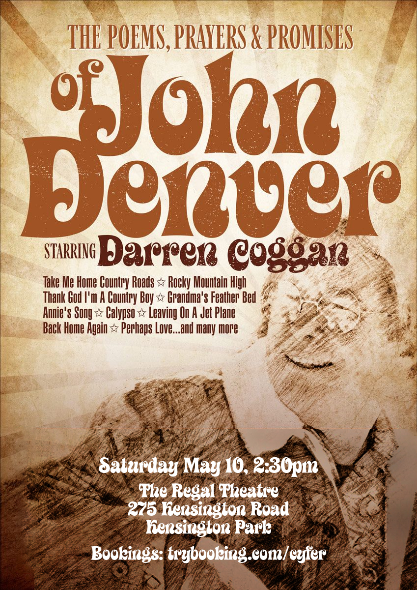 INTERVIEW: Darren Coggan on his show, "Poems, Prayers and Promises of John Denver"