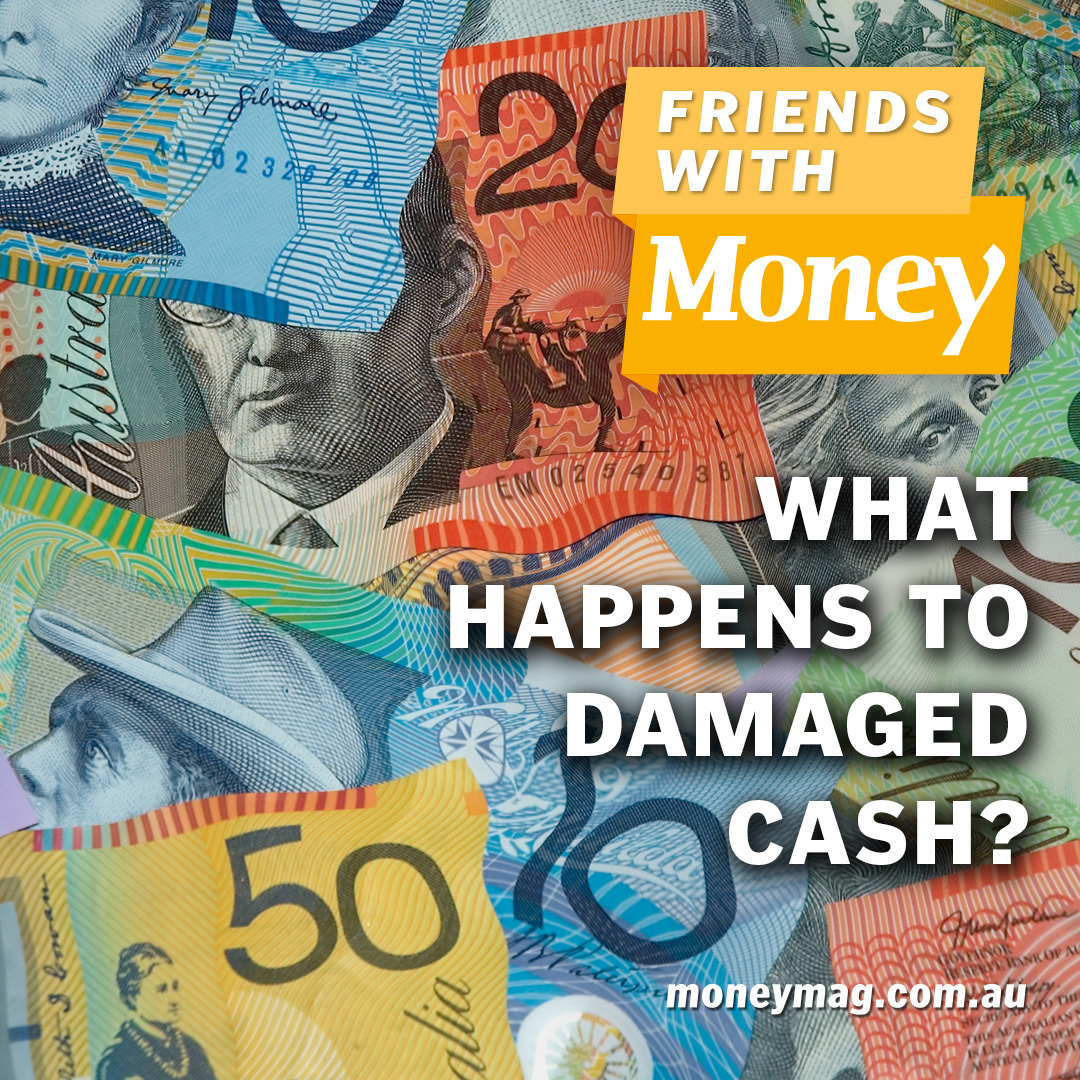 What happens to damaged cash?