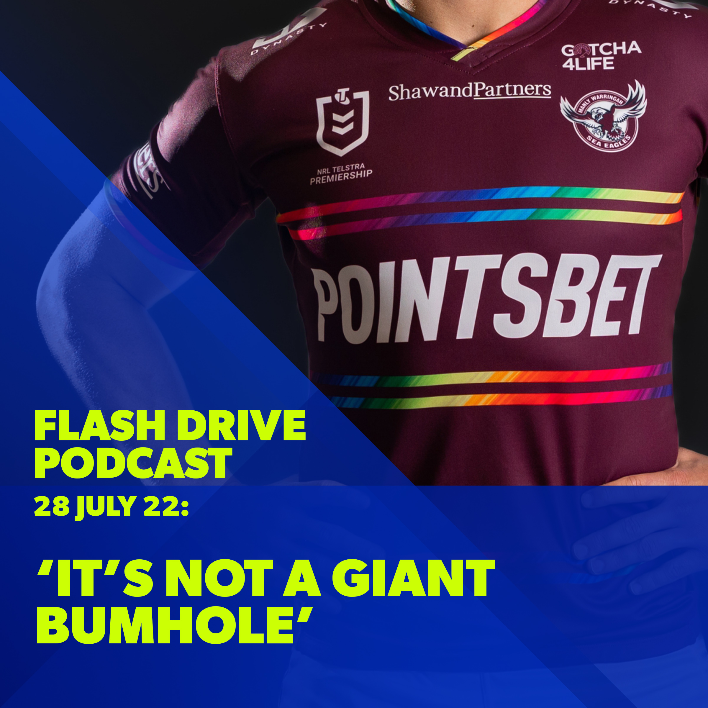 28 July 2022 | 'It's not a giant bumhole' episode artwork