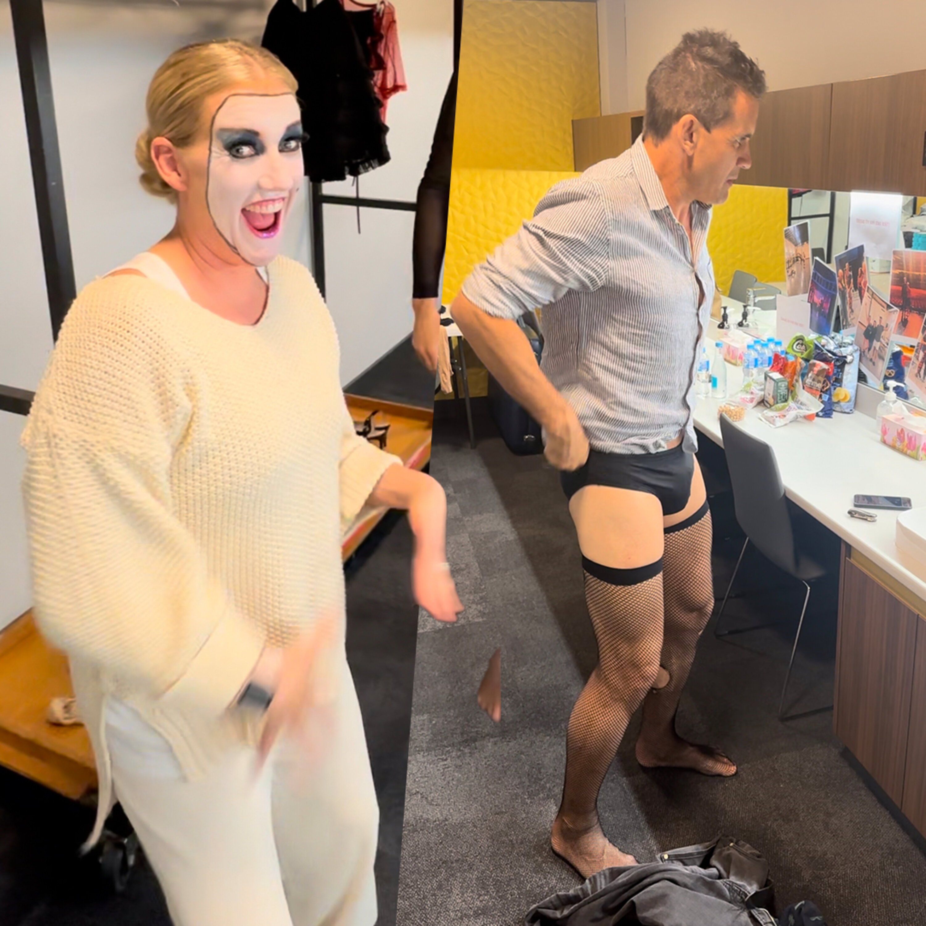 Off Air | Jodie & Hayesy Get Up To Mischief Backstage At Rocky Horror thumbnail