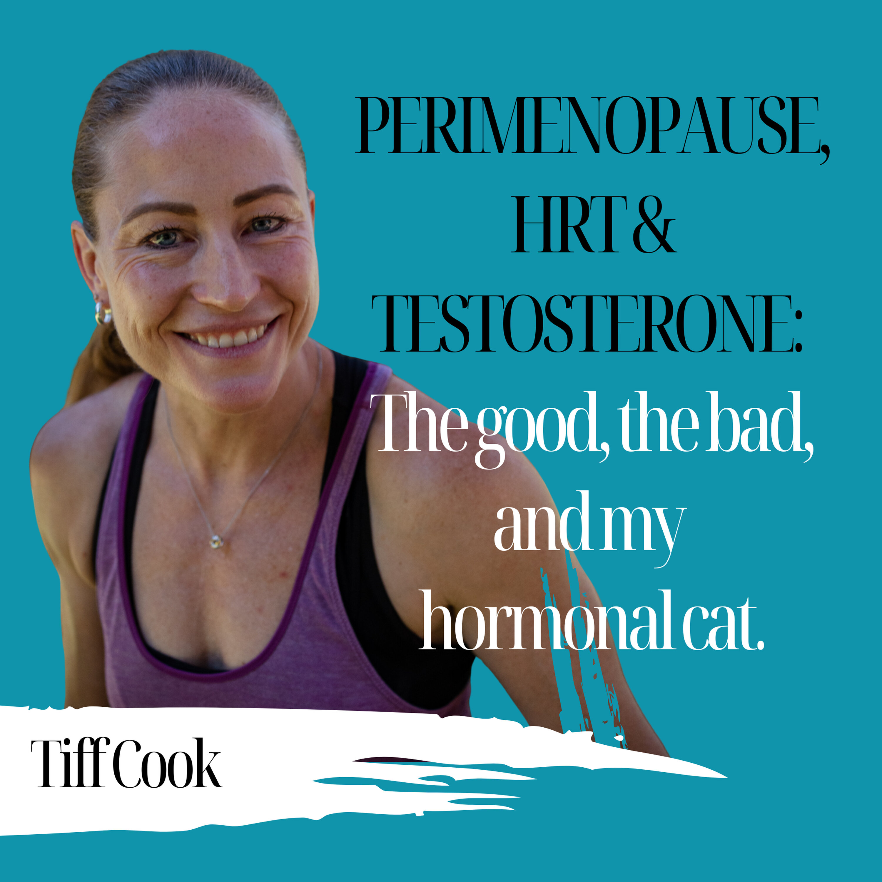 Perimenopause, HRT & Testosterone: The Good, The Bad, And My Hormonal Cat - Tiff Cook - 938 Episode cover