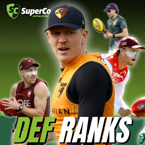 SuperCoach Draft: TOP 30 DEFENDER RANKINGS feat. The Draft Doctors | Drafted