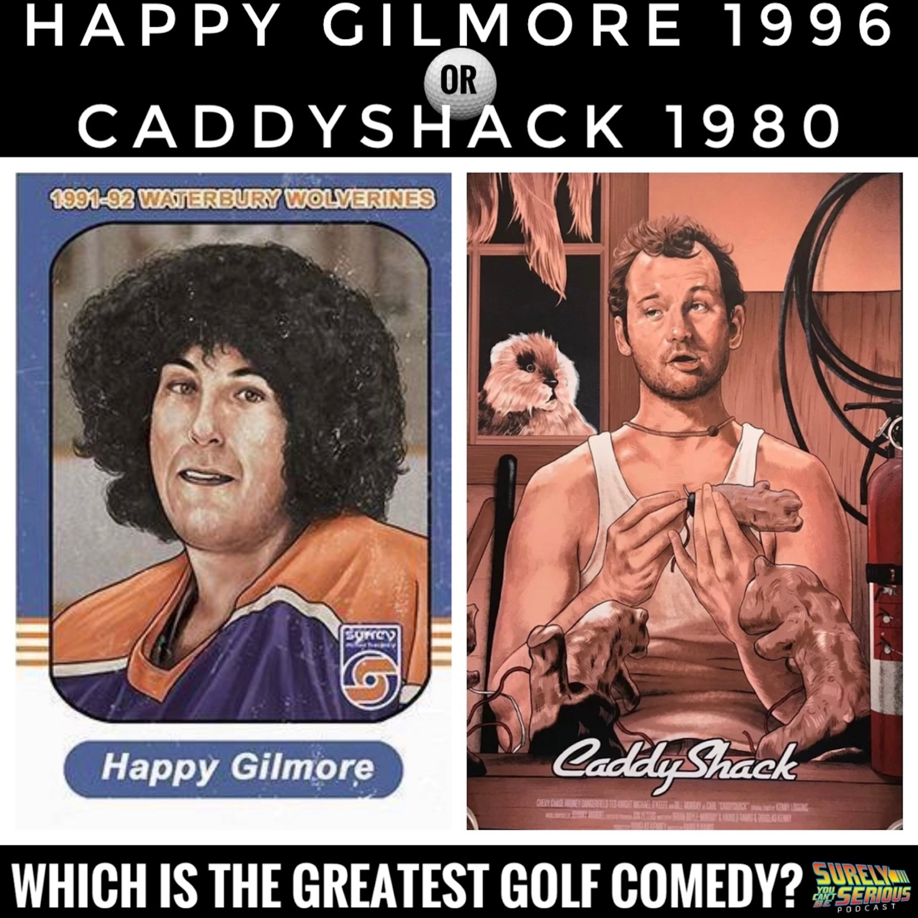 Happy Gilmore (1996) vs. Caddyshack (1980) Image