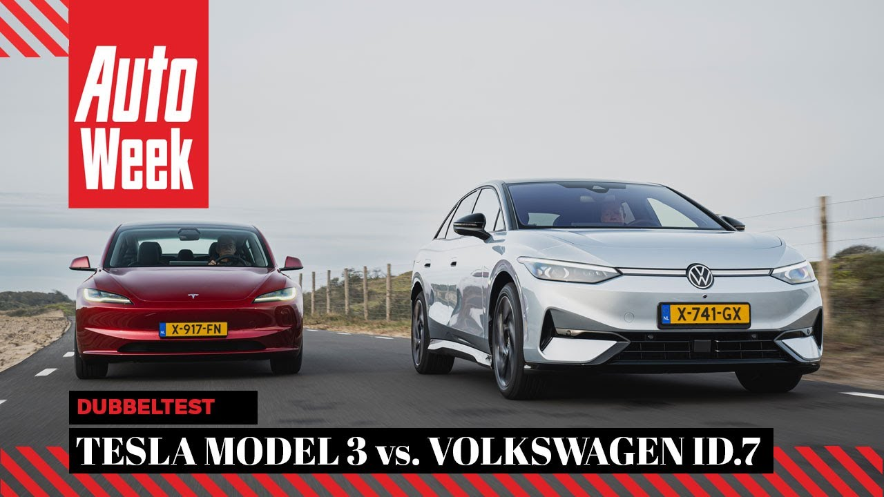 Aflevering 101 - de Volkswagen ID7  (vs de Tesla Model 3)