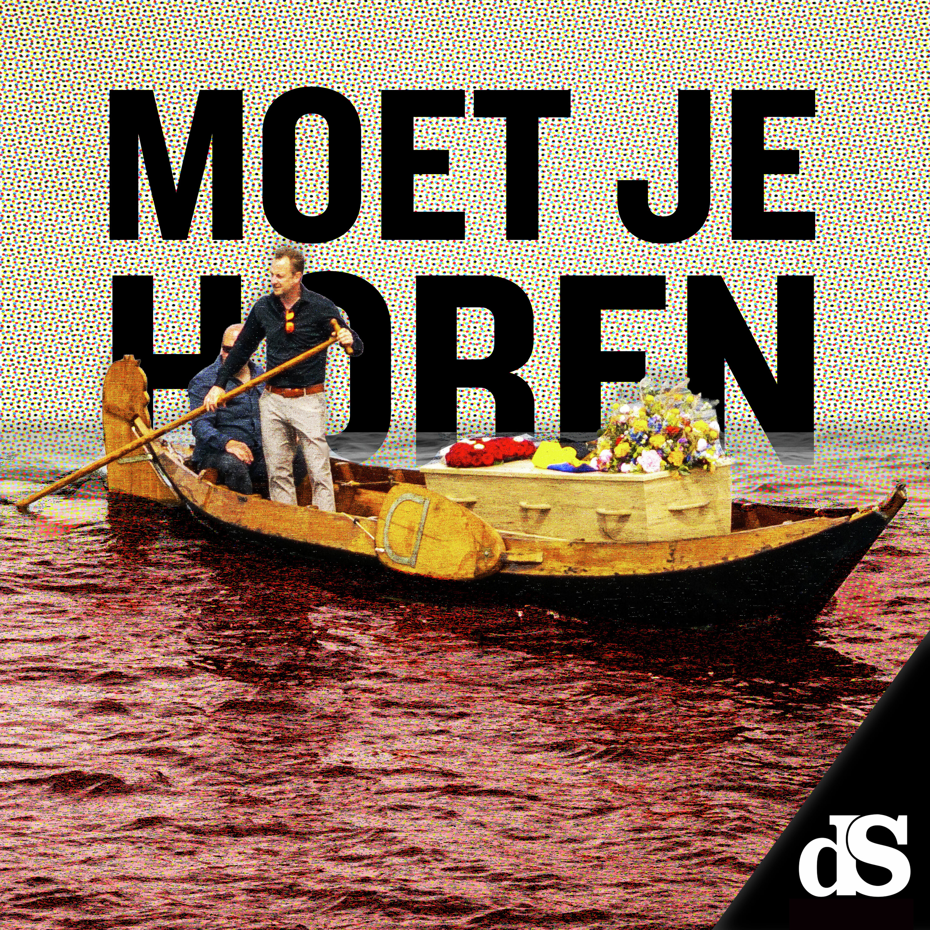 Tientallen punters liggen stil op het water, dan glijdt er één voorbij met de kist van Jan (65)