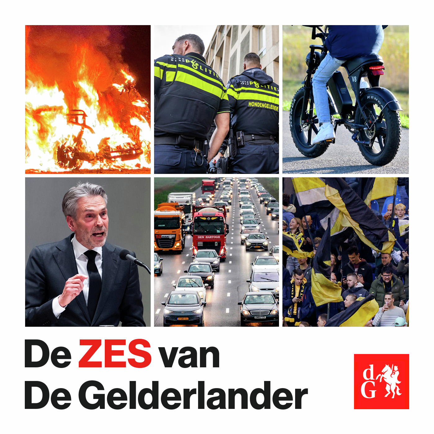 De Zes van De Gelderlander van donderdag 27 februari 2025