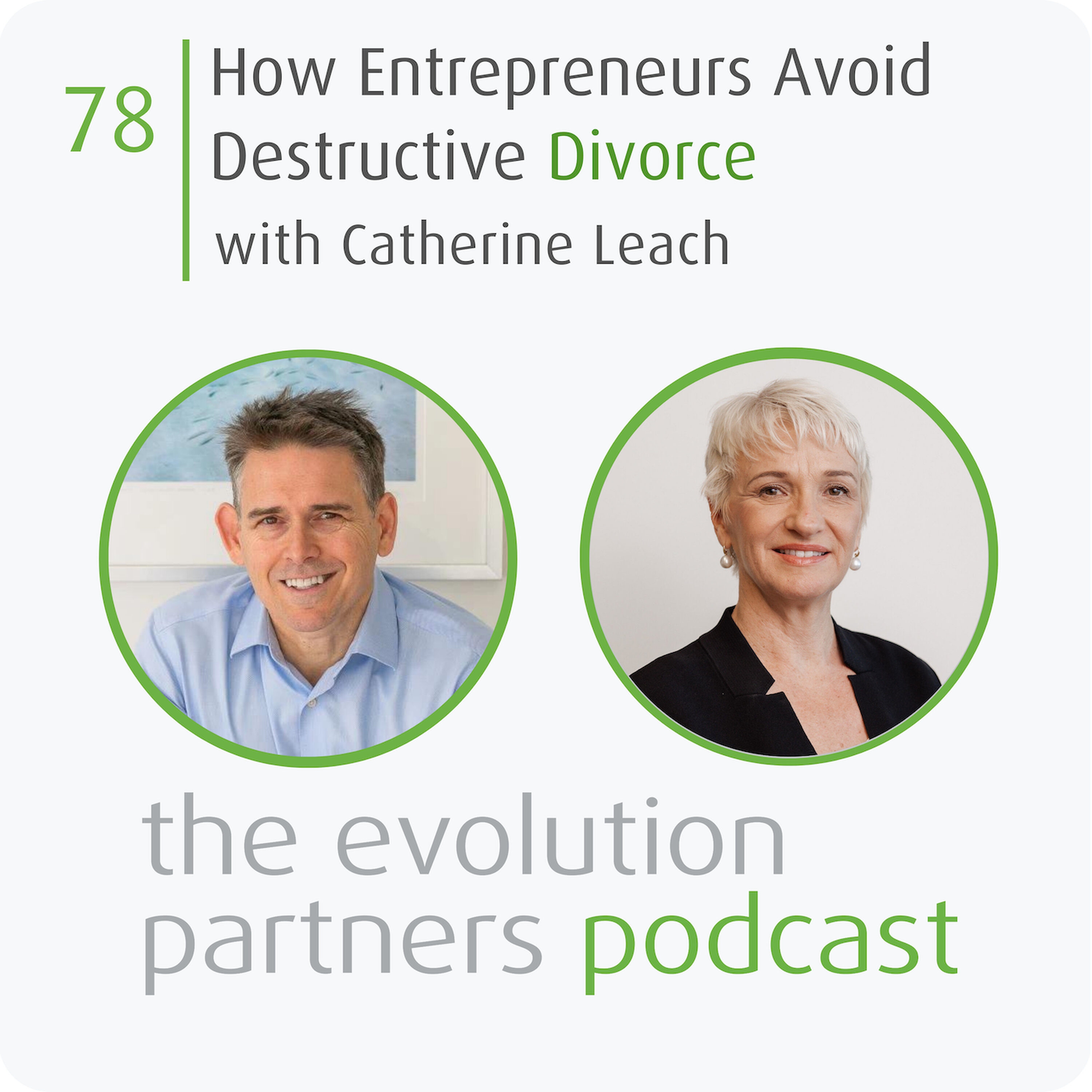 E78 | How Entrepreneurs Avoid Destructive Divorce with Catherine Leach episode artwork