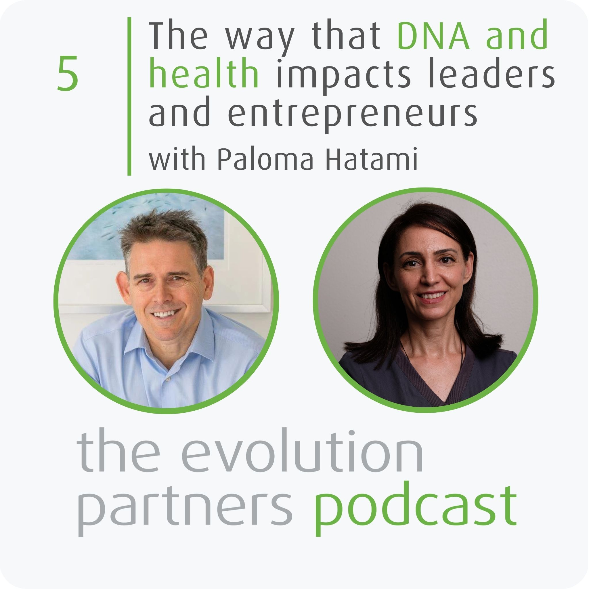 E5 | The way that DNA and health impacts leaders and entrepreneurs with Paloma Hatami episode artwork