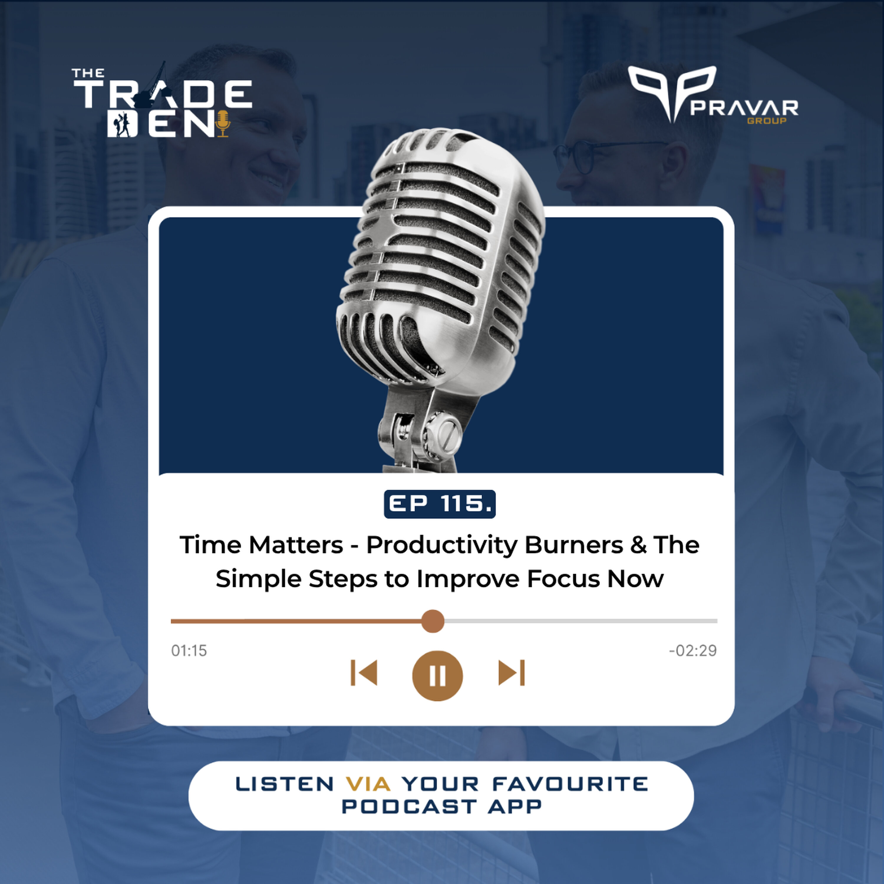 115. Productivity Burners & The Simple Steps to Improve Focus Now episode artwork
