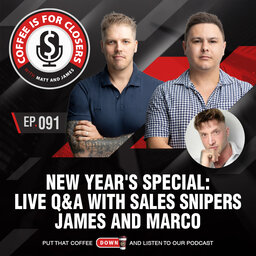 New Year’s Special: Live Q&A with Sales Snipers James and Marco