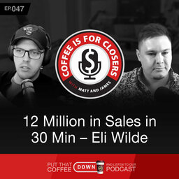 12 Million in Sales in 30 Min – Eli Wilde