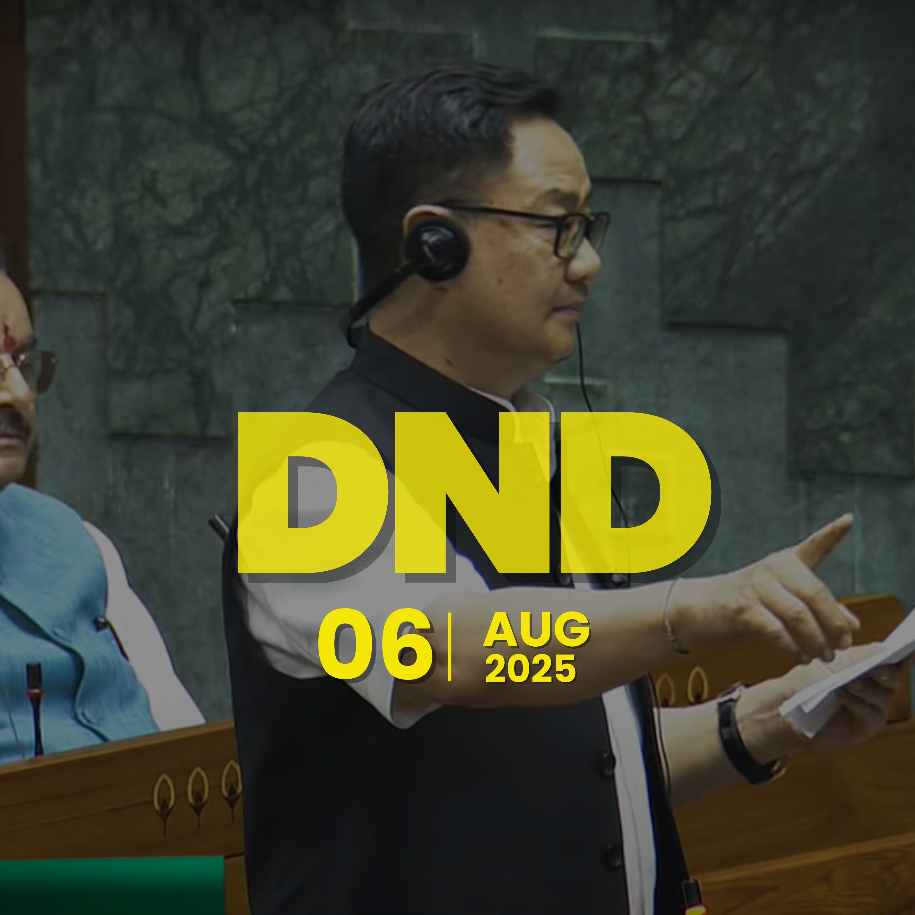 Kiren Rijiju blocks Bihar voter list debate in Parliament, cites court rules | Top News of August 6, 2025