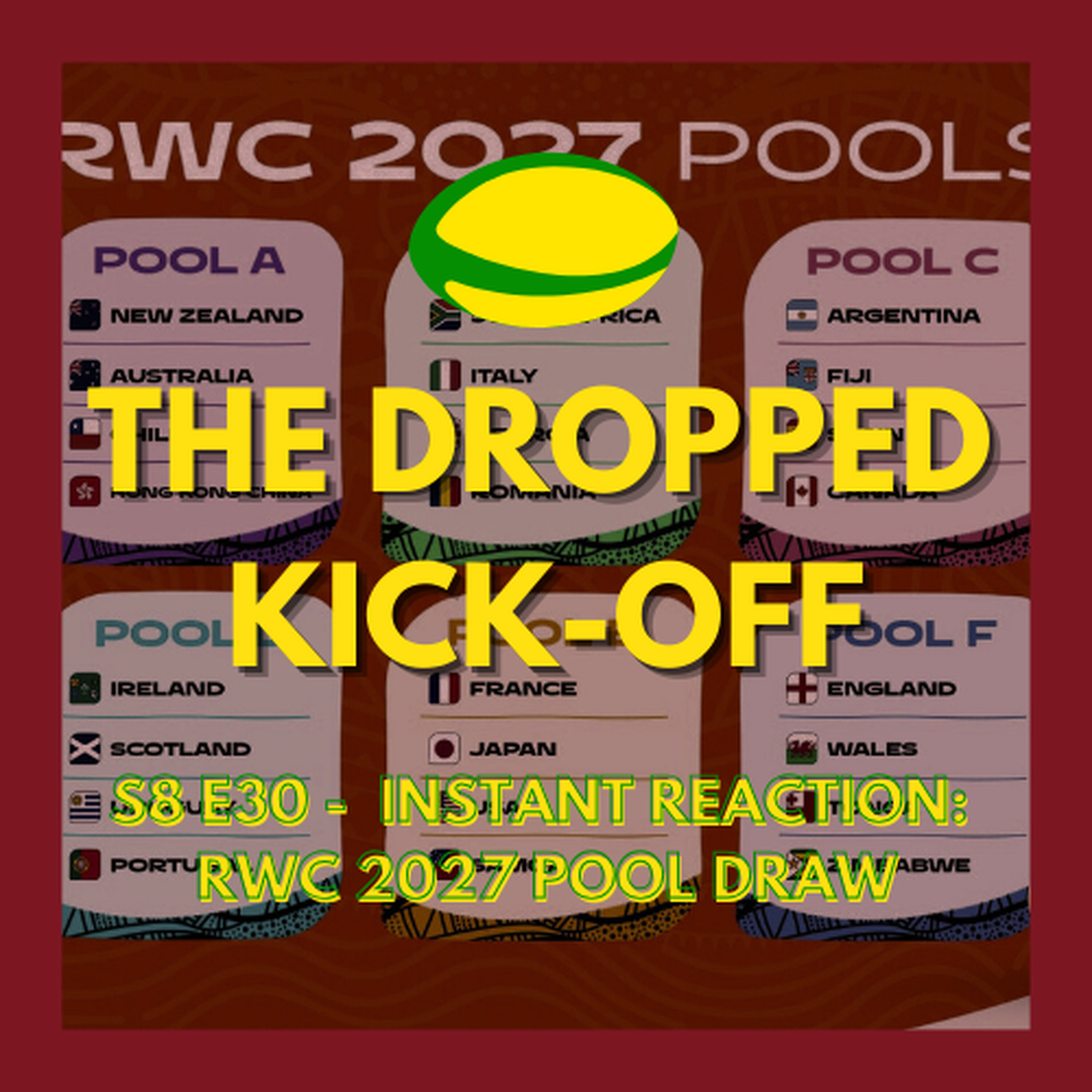The Dropped Kick-Off - Instant Reaction: RWC2027 Pool Draw