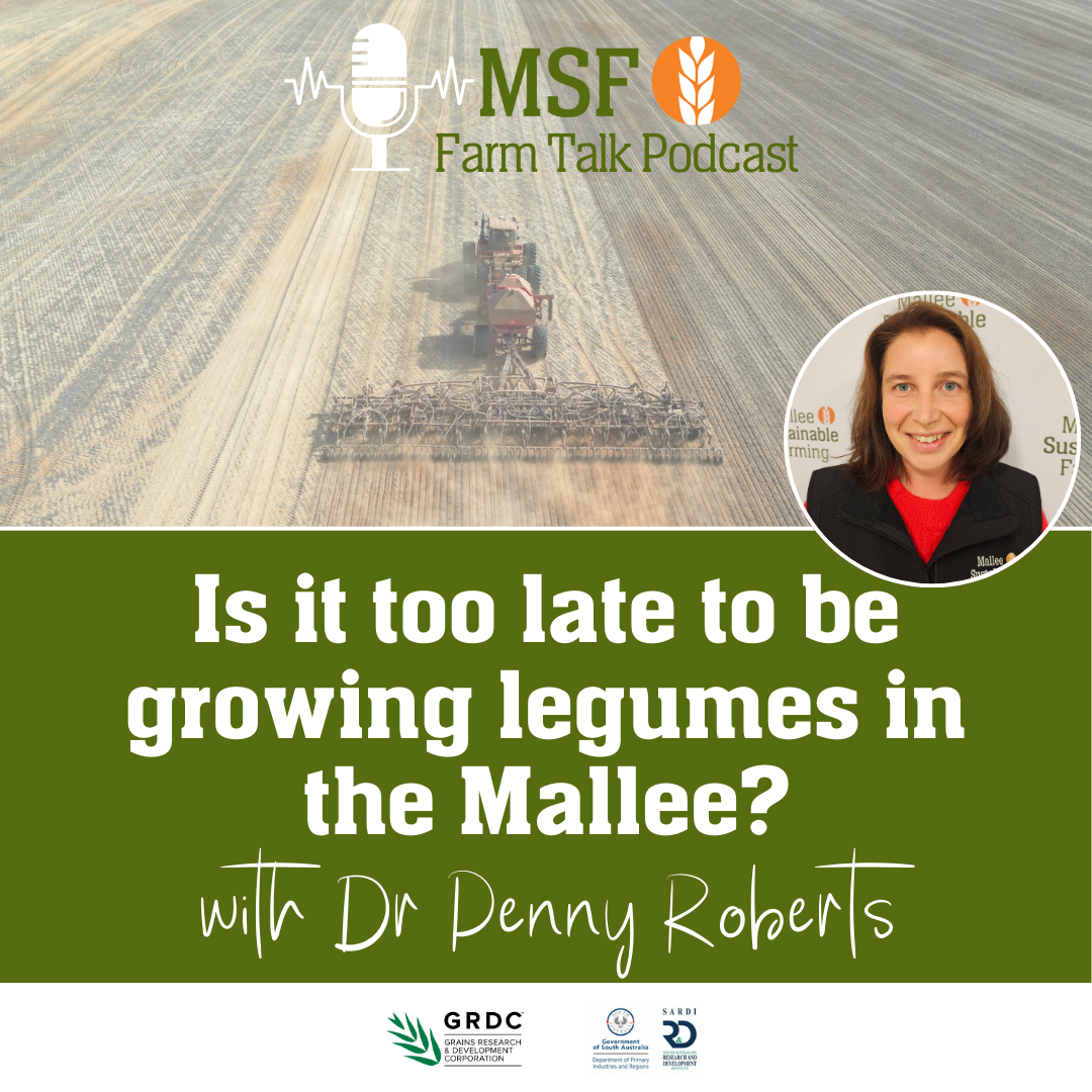 Is it too late to be growing legumes in the Mallee? episode artwork
