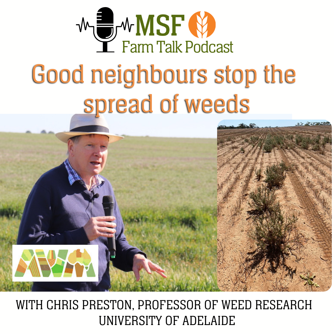 Good neighbours stop the spread of weeds